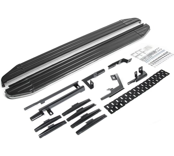 Изображение товара Пороги "Premium" Rival для Toyota Highlander U50 2013-2020, 180 см, 2 шт., алюминий, A180ALP.5706.1