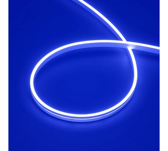 Изображение товара Герметичная лента Arlight MOONLIGHT-SIDE-A168-4x10mm 24V Blue, Вывод каб. 5м 038314