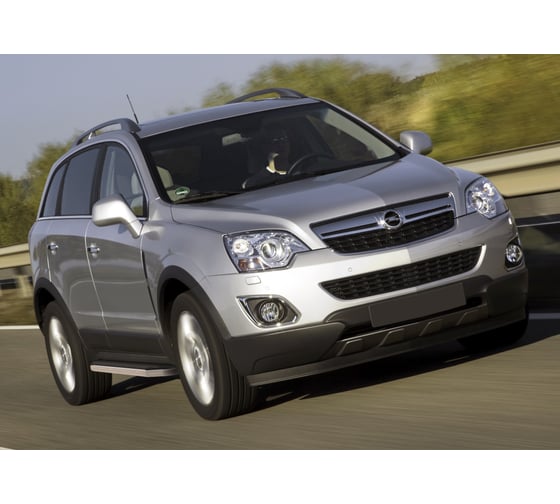 Изображение товара Пороги "Premium" Rival для Chevrolet Captiva I рестайлинг 2011-2016/Opel Antara I рестайлинг 2010-2017, 173 см, 2 шт., алюминий, A173ALP.4201.1