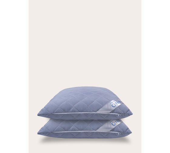 Изображение товара Комплект из двух подушек для сна SONNO AURA 70x70, гипоаллергенный наполнитель Amicor TM, французский серый 4660147764317