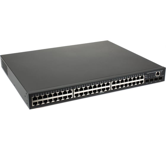 Изображение товара Управляемый L3 коммутатор OSNOVO SW-48G4X-1L Gigabit Ethernet на 48 RJ45 + 4 10G SFP+ порта sct1471