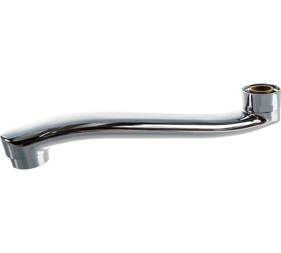 Изображение товара Излив смесителя для ванны Melodia della vitaплоский S-образный с аэратором 20 см 34102