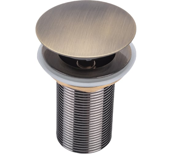 Изображение товара Донный клапан Terma CLICK-CLACK c большой кнопкой, antique bronze 32374