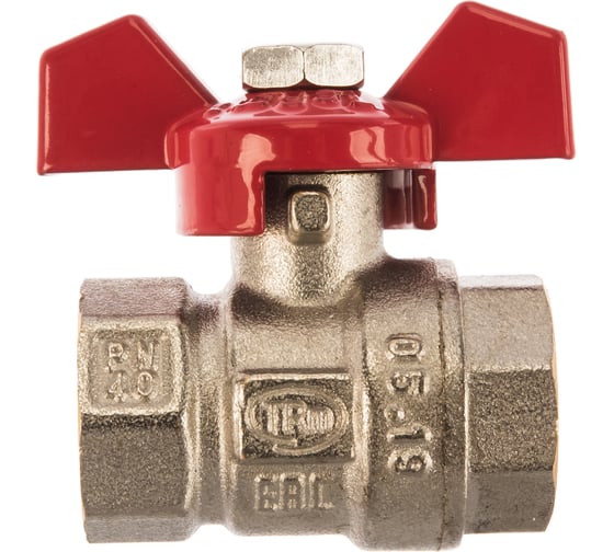 Изображение товара Шаровой кран Terma RED 1/2 в/в бабочка 26113