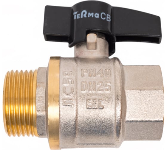 Изображение товара Шаровой кран Terma CB 1 в/н бабочка 25683