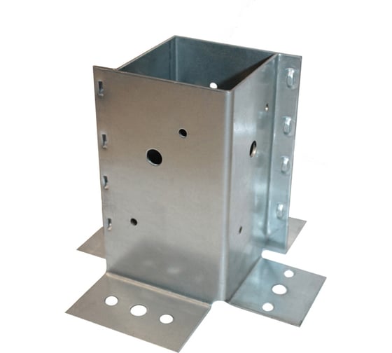 Изображение товара Опора столба Lucky Guy "Стакан" 70х70х150х2 мм, цинк 200 03 7070 150 0р