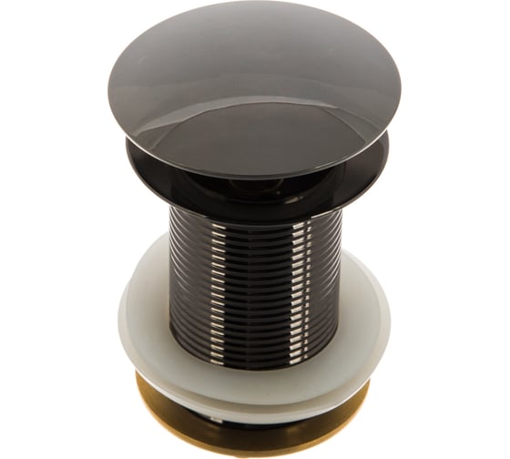 Изображение товара Донный клапан Terma CLICK-CLACK c большой кнопкой, black pearl 32376