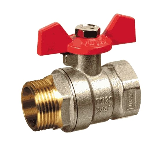 Изображение товара Шаровой кран Terma RED 1 в/н бабочка 26134