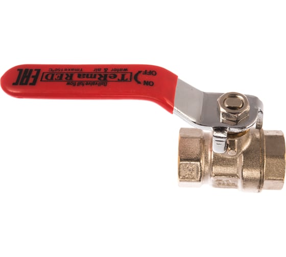 Изображение товара Шаровой кран Terma RED 1/2 в/в ручка 26111