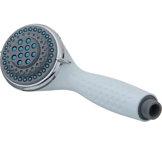 Изображение товара Лейка для душа Melodia della vita 4 функции, d85мм, белый/серый/зеленый/хром 34656