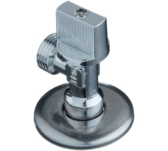 Изображение товара Угловой шаровый кран Terma 1/2x1/2 с отражателем 25622