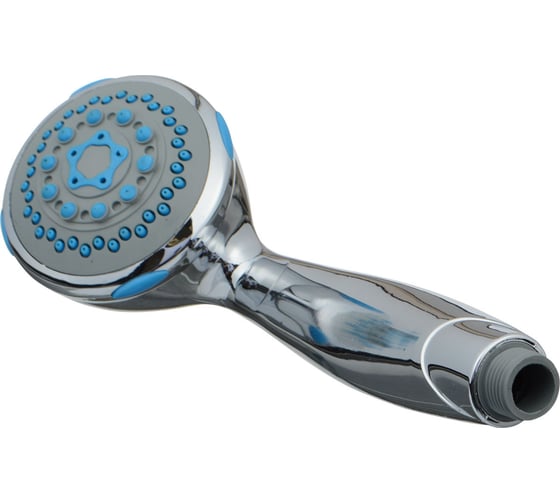 Изображение товара Лейка для душа Melodia della vita 3 функции, d90мм, хром/голубой 34633