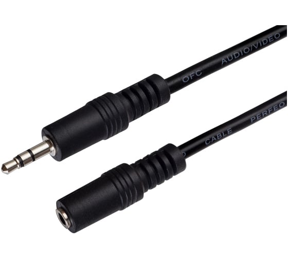 Изображение товара Кабель PERFEO Jack 3.5 мм вилка - Jack 3.5 мм розетка, длина 3 м. J2202 30 003 894