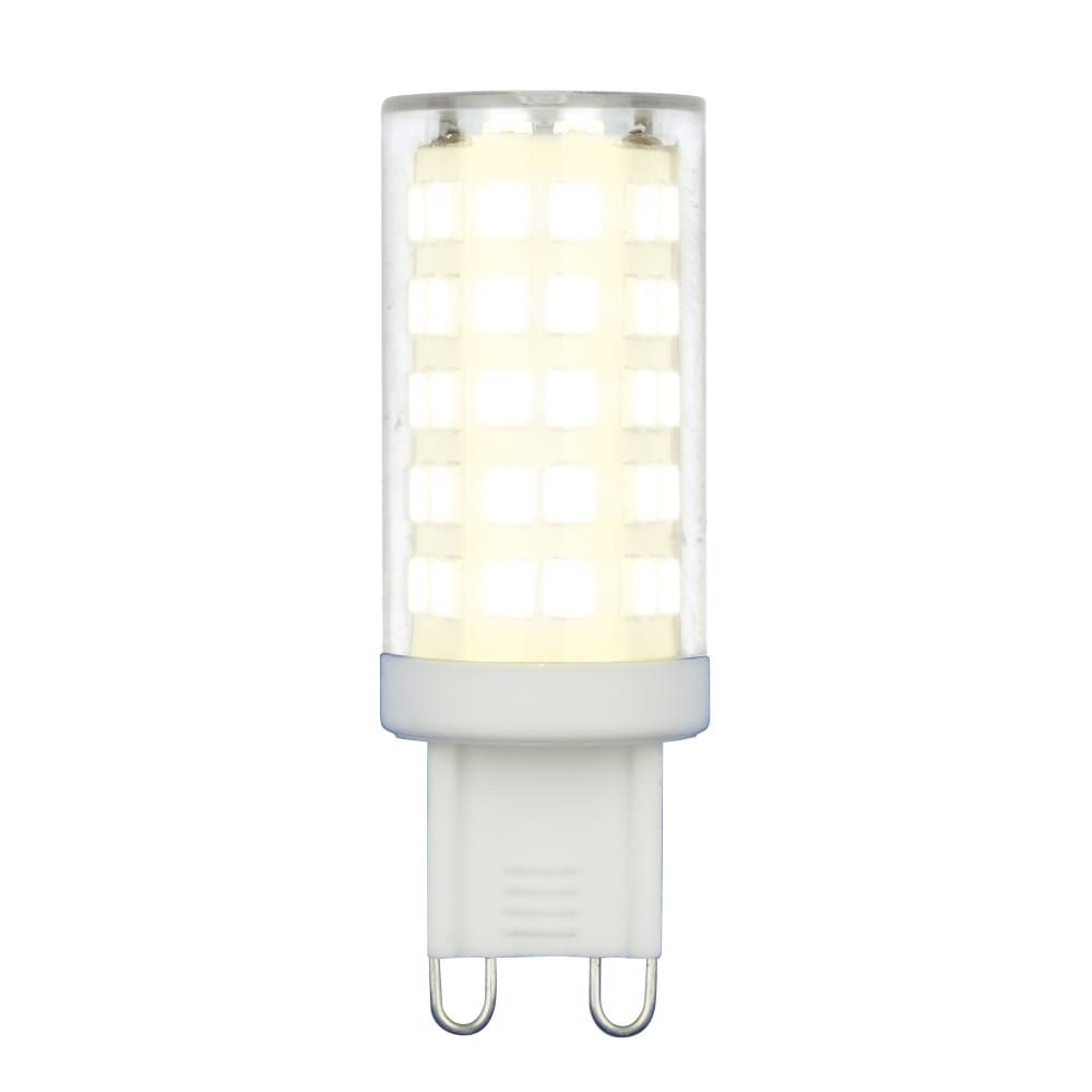 фото Светодиодная лампа uniel led-jcd-9w/4000k/g9/cl glz09tr прозрачная ul-00006489