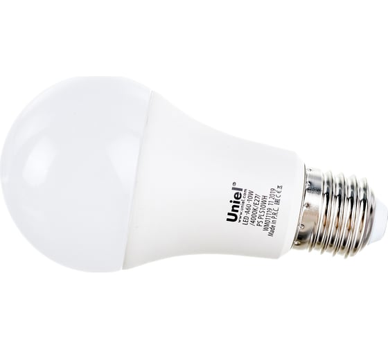 Изображение товара Светодиодная лампа Uniel LED-A60-10W 4000K E27 PS PLS10WH с датчиком освещенности UL-00005710