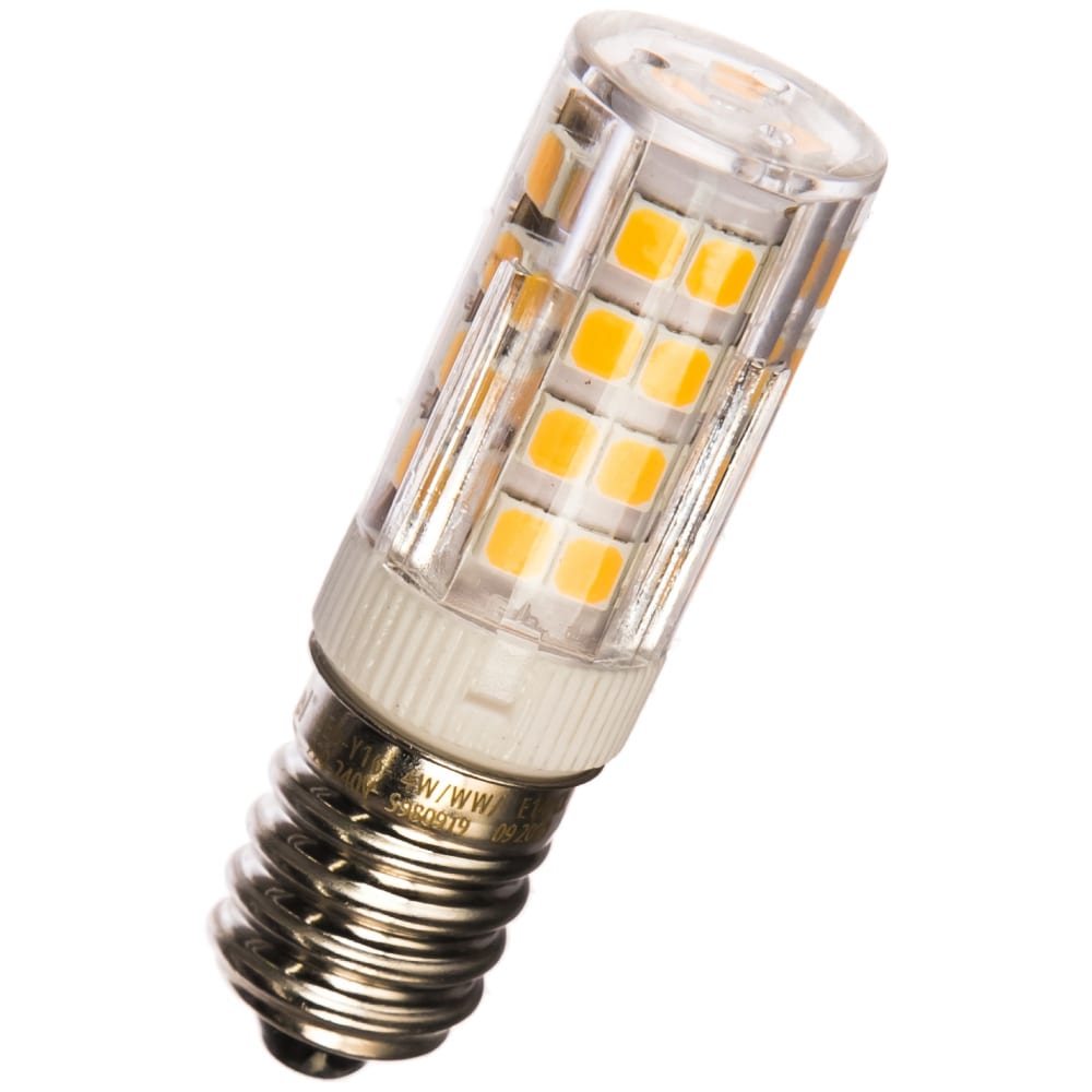 фото Светодиодная лампа для холодильников и швейных машин uniel led-y16-4w/ww/e14/cl plz04wh ul-00000179