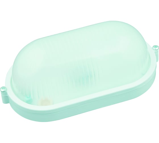 Изображение товара Влагозащищенный светильник Uniel UWL-O01 100W E27 IP54 WHITE овал, под лампу Е27 UL-00006773