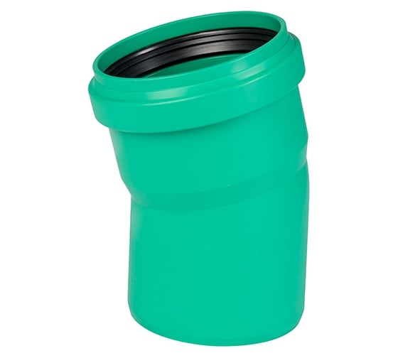 Изображение товара Отвод Ostendorf ливневой канализации 160 мм,15 градусов 771500