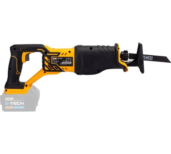 Изображение товара Аккумуляторная сабельная пила JCB 18 V, 0-3000 ход/мин, ход полотна 20 мм, без аккум. JCB-18RS-B-E(57251)