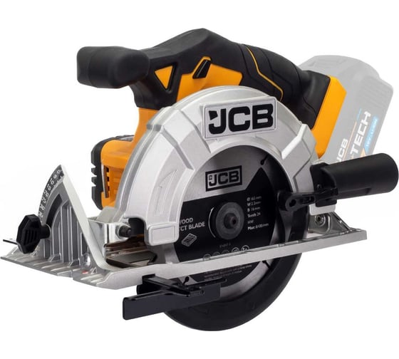 Изображение товара Пила циркулярная JCB аккумуляторная 18V, 3650 об/мин, диаметр диска 165 мм, без аккумулятора JCB-18CS-B-E(57253)