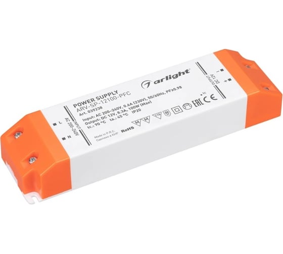 Изображение товара Блок питания Arlight ARV-SP-12100-PFC 1шт 039238
