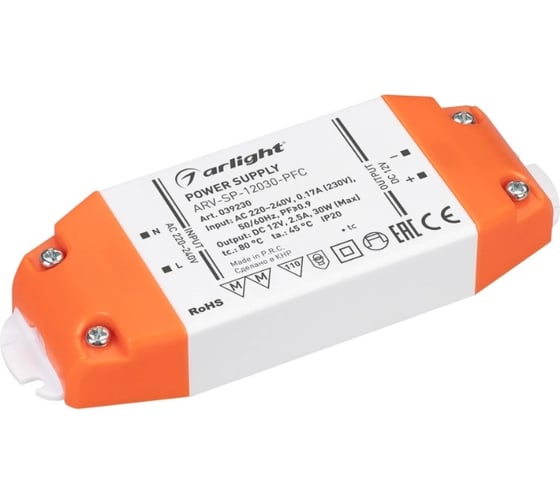 Изображение товара Блок питания Arlight ARV-SP-12030-PFC 1шт 039230