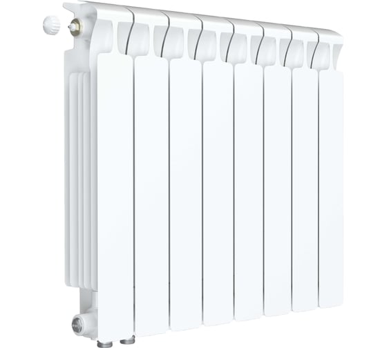 Изображение товара Биметаллический радиатор RIFAR MONOLIT Ventil 500 06 секц. нижн. лев. R-MN-500-06-VL