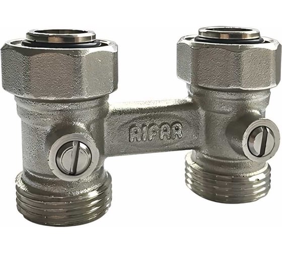 Изображение товара Узел нижней подводки RIFAR двойной прямой евроконус G 3/4"  R.Ad.H01