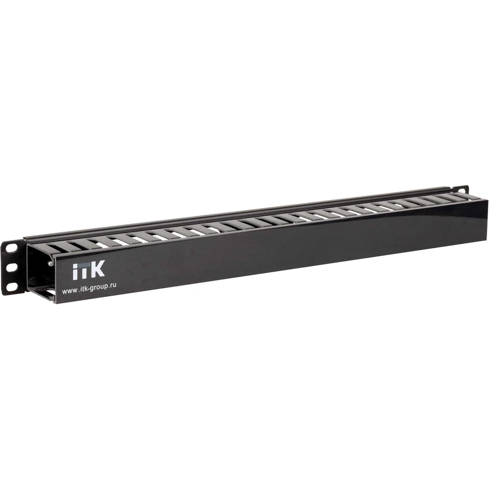 Изображение товара Кабельный организатор 19" 1U с крышкой черный ITK CO05-1PC Изображение товара Кабельный организатор 19" 1U с крышкой черный ITK CO05-1PC