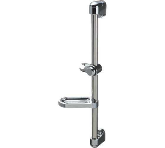 Изображение товара Стойка для душа с мыльницей Melodia della vita d25мм, L=600мм нерж., ABS, хром блистер 21348