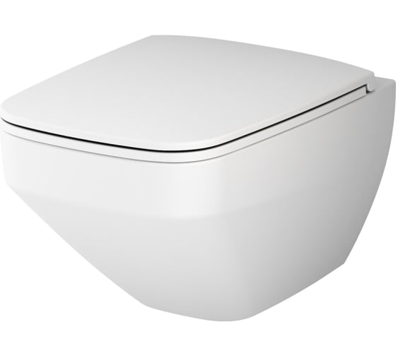 Изображение товара Подвесной унитаз AM.PM Inspire V2.0 FlashClean с сиденьем микролифт, бел мат C50A1700MWSC