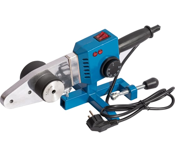 Изображение товара Сварочный аппарат для пластиковых труб РемоКолор АСПТ-1500, 1500Вт, насадки 20-63 мм, струбцина, труборез 95-2-163