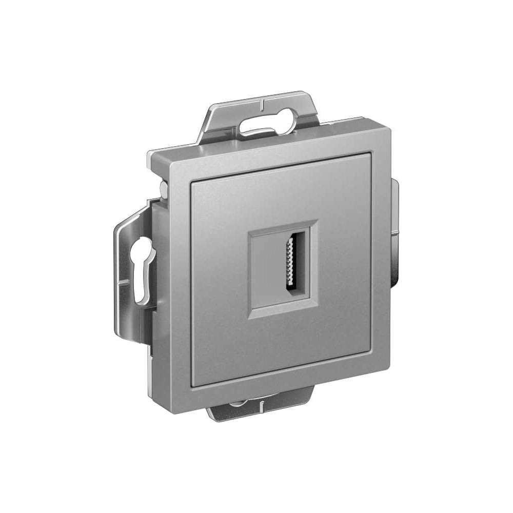 Изображение товара Механизм розетки HDMI Atlasdesign алюминий встраиваемый IP20