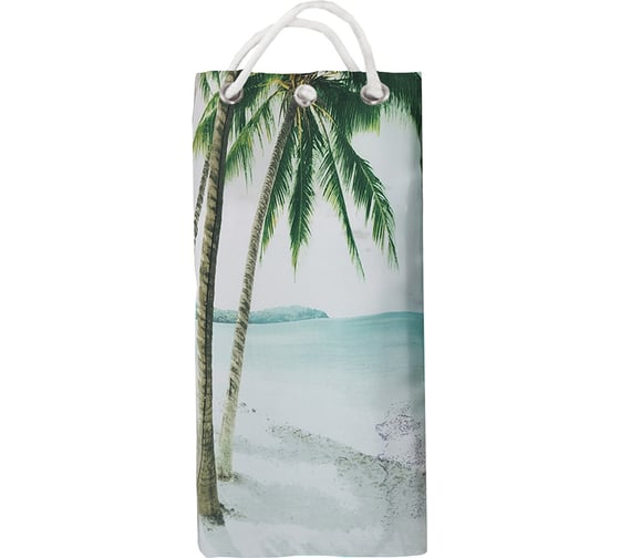 Изображение товара Тканевая шторка для ванны Melodia della vita MZ-59 Пальмы 180х180 см 20829