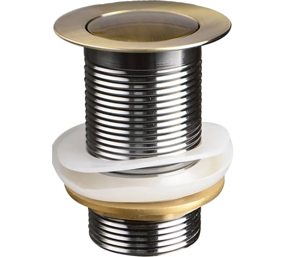 Изображение товара Донный клапан Terma CLICK-CLACK c маленькой кнопкой, antique bronze 32366