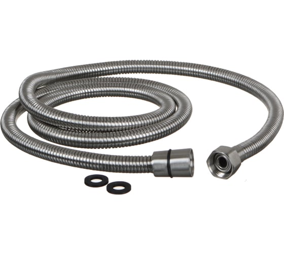 Изображение товара Шланг для душа Melodia della vita STANDARD SATIN 1/2х1/2 конус нерж. d14мм, L150см, 2-й зажим 34506