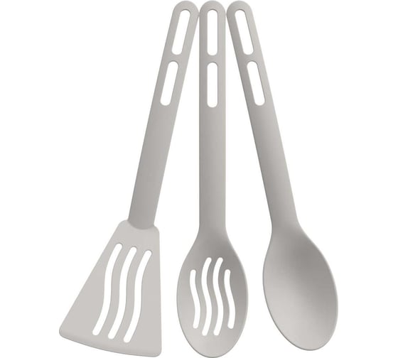 Изображение товара Набор кухонных принадлежностей из 3 предметов Полимербыт Simple бежевый 434553800