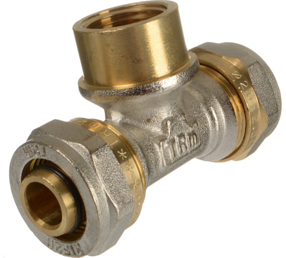 Изображение товара Тройник Terma 20x1/2x20 ц/г/ц 35703