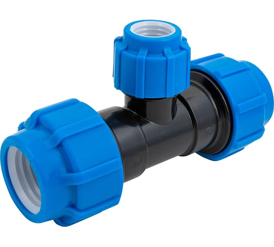 Изображение товара Переходной тройник Политэк тпк-аква 63x32x63/90 51633263