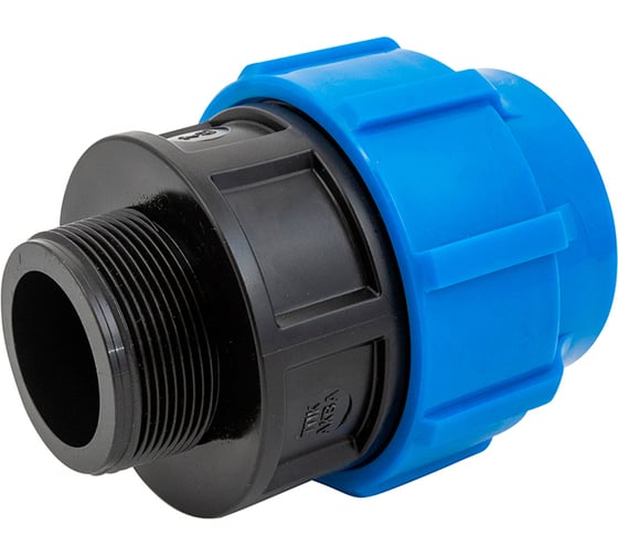 Изображение товара Муфта Политэк тпк-аква с наружной резьбой 63x1 1/4 50031463