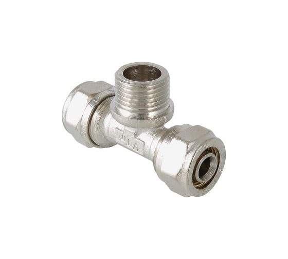 Изображение товара Обжимной тройник VALTEC с переходом на наружную резьбу 32х1 1/4 VTm.333.N.320732