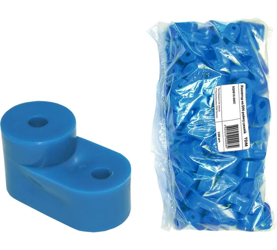 Изображение товара Угловой синий изолятор TDM SQ0810-0005