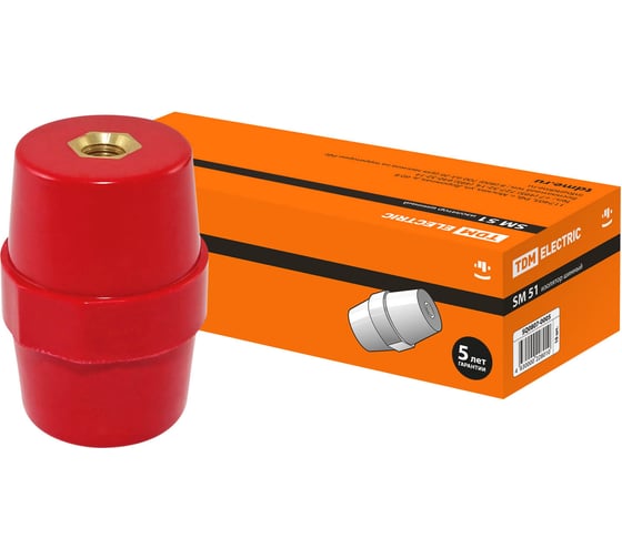 Изображение товара Изолятор TDM SM51 силовой H51xD35xM8мм SQ0807-0005
