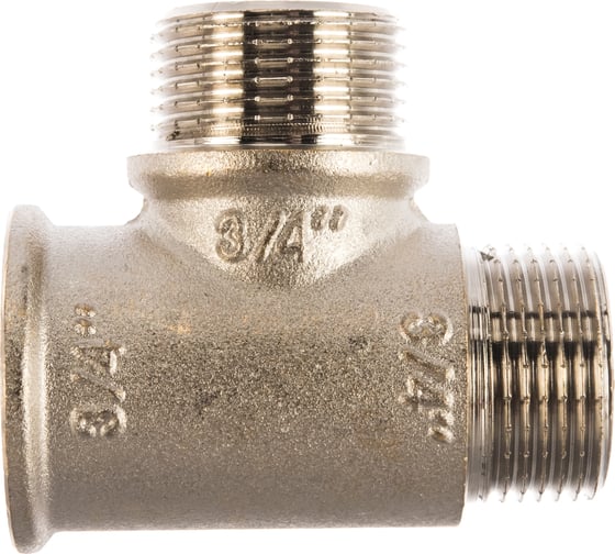 Изображение товара Тройник VALTEC с двумя переходами на наружную резьбу 3/4 VTr.133.N.0005