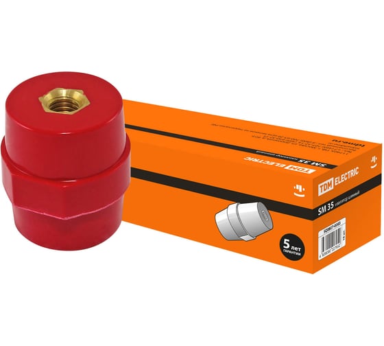 Изображение товара Силовой изолятор TDM SM35 H35xD32xM8мм SQ0807-0003