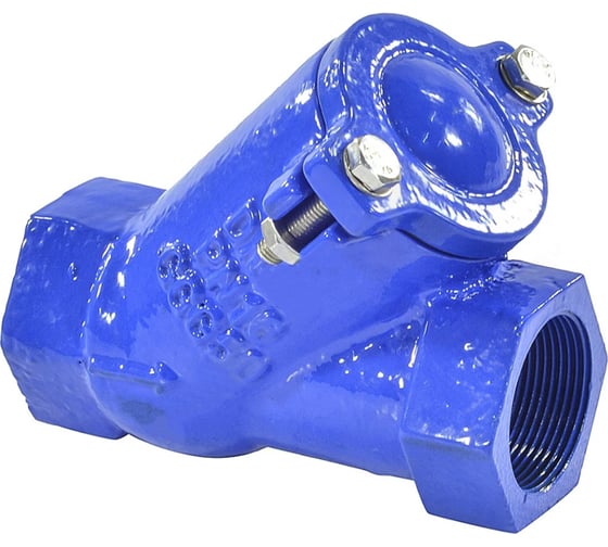 Изображение товара Обратный шаровой клапан DN.ru GGG50-NBR-SteelNBR-80-T Ду50 Ру16 резьбовой, чугунный D100-02989