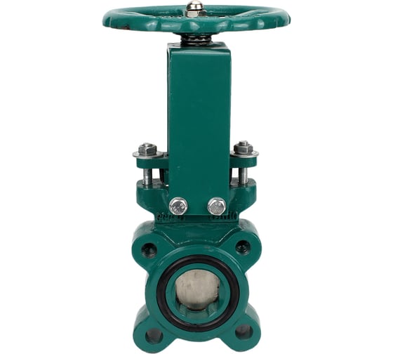 Изображение товара Задвижка шиберная DN.ru G40-S304-M-1W-SR-FB Ду100 Ру16 односторонняя, выдвижной шток D040-06852