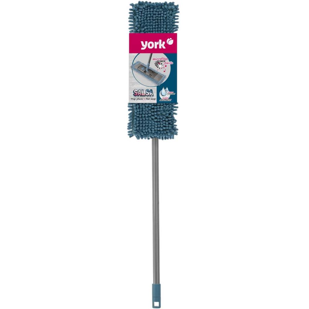 Изображение товара Швабра с флаундером YORK Salsa 40 см телескопический черенок микрофибра