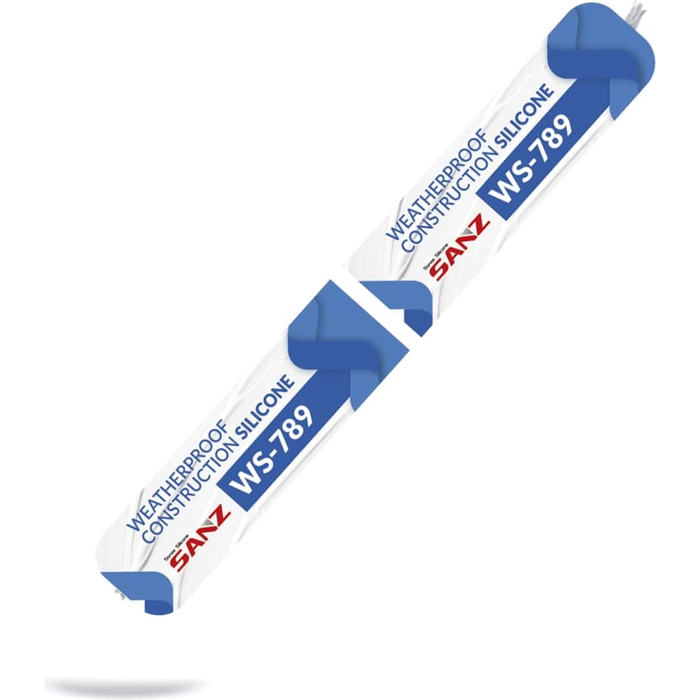 Изображение товара Герметик силиконовый атмосферостойкий SANZ WS-789, для герметизации строительных швов, 590 мл, прозрачный 789-7271-C