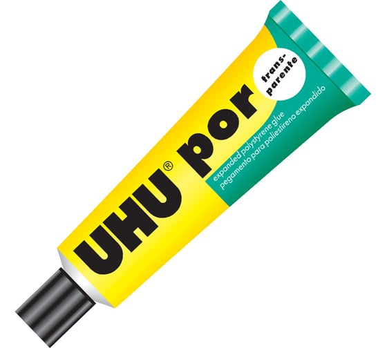 Изображение товара Универсальный клей для пористых пластиков UHU Пор 50 мл, блистер 40359/B